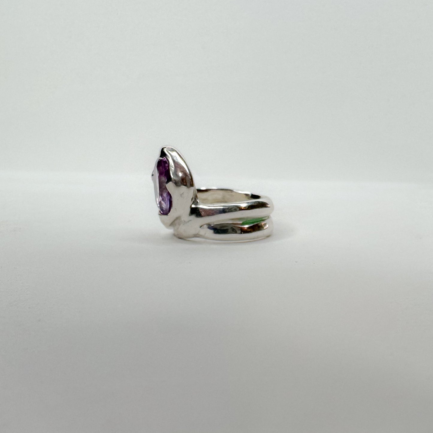 Irregular Amethyst Ring