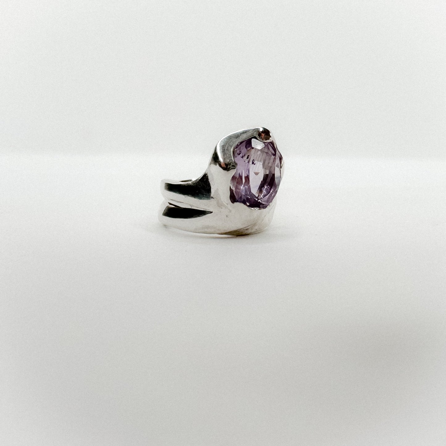 Irregular Amethyst Ring