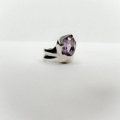 Irregular Amethyst Ring