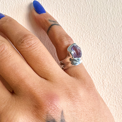 Irregular Amethyst Ring