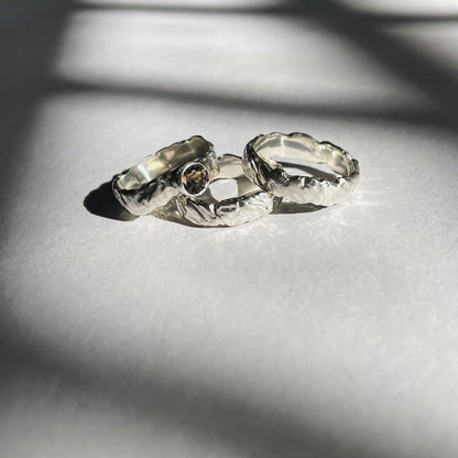 Sculptured Ring Set