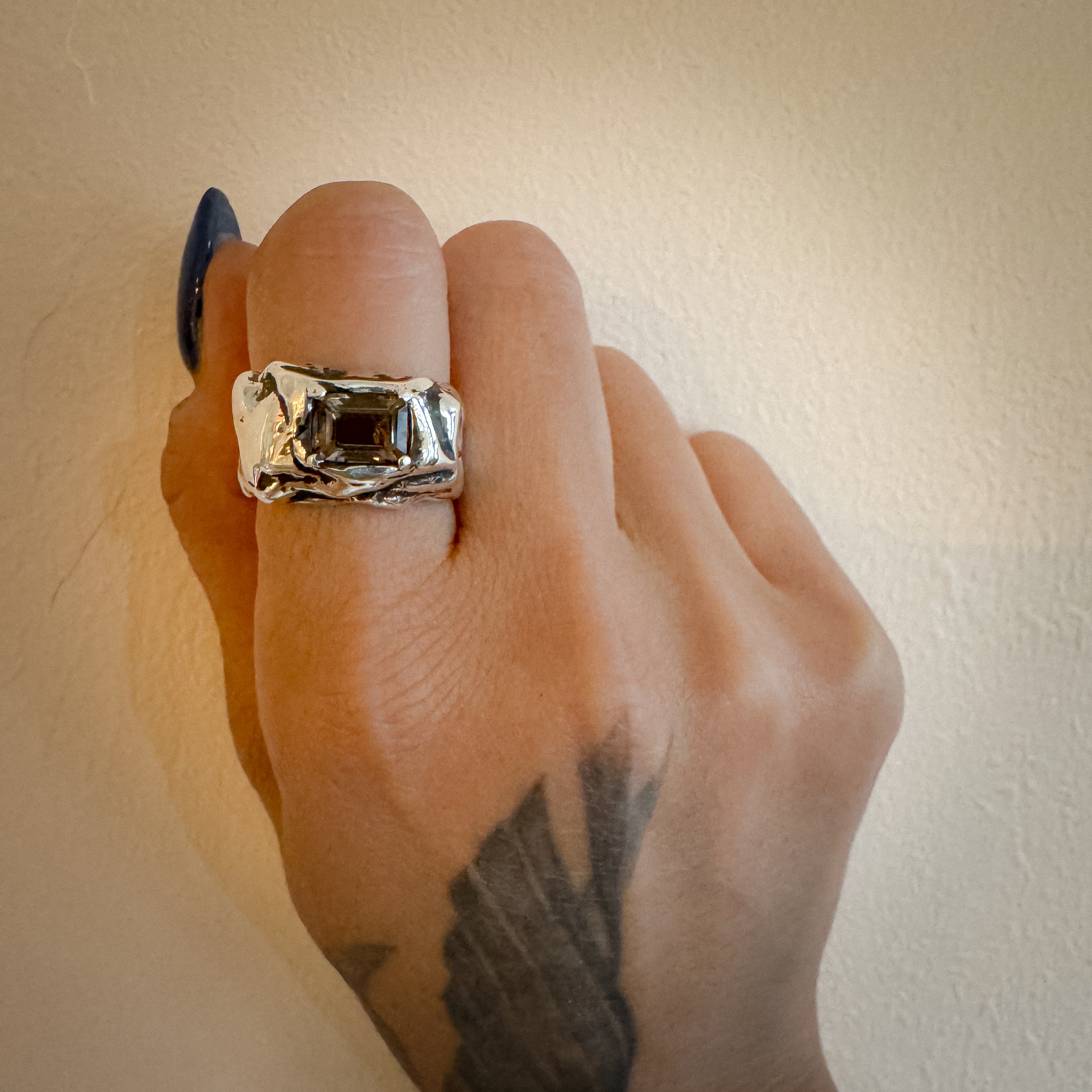 Cloudy Pillow Ring