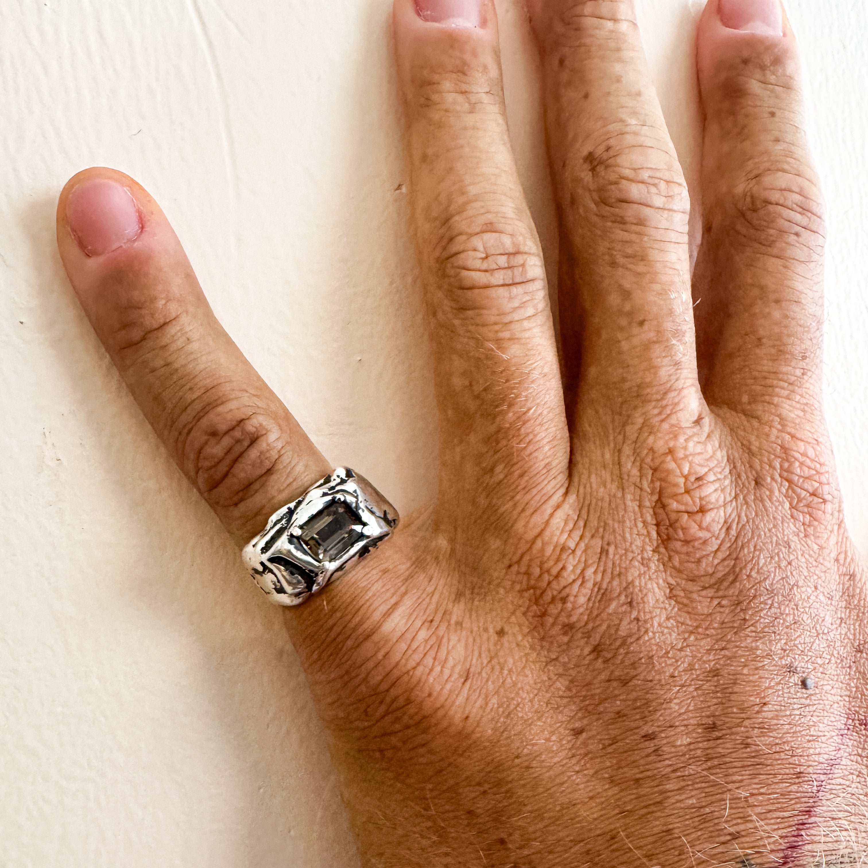 Cloudy Pillow Ring