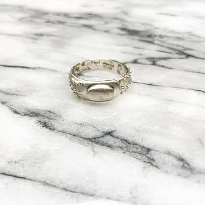 The Silver House Weevil Bug Ring