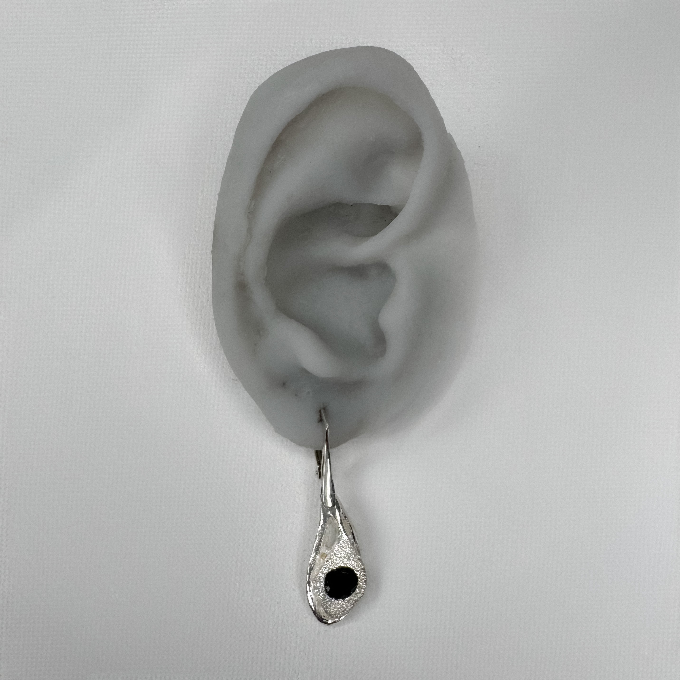 Free-Hand Back bird Eyes Earrings Set
