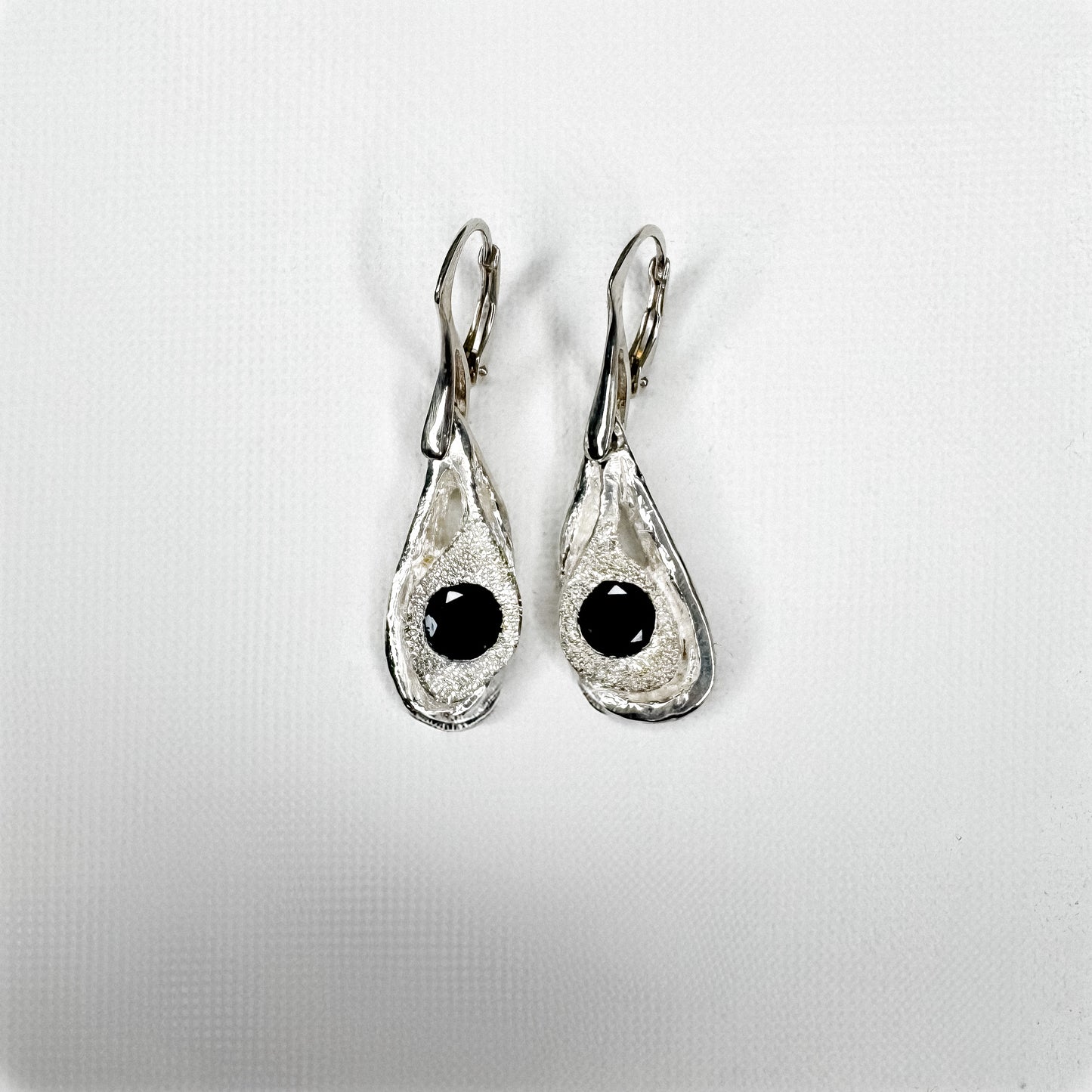 Back bird Eyes Earrings