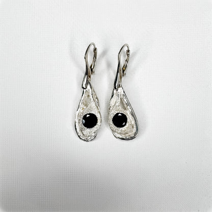 Back bird Eyes Earrings