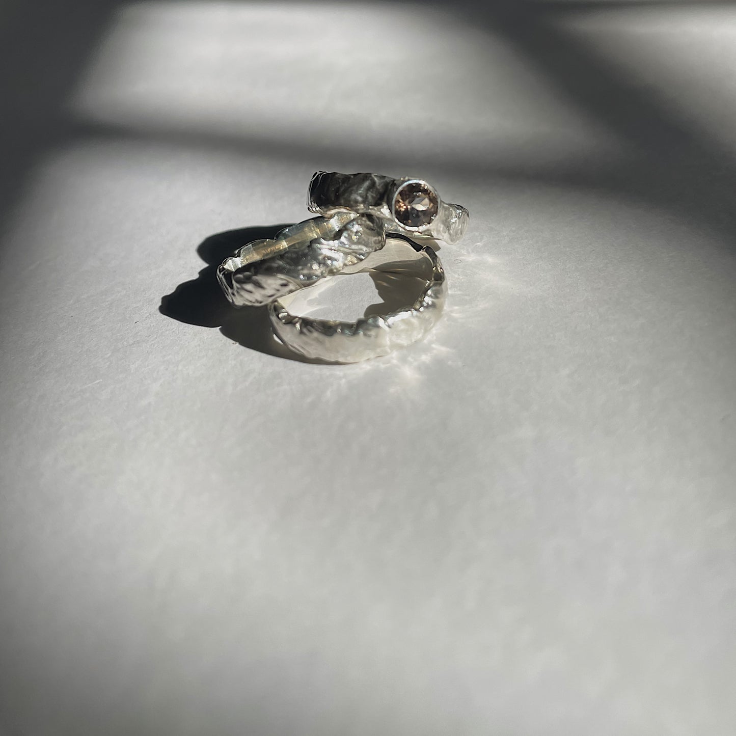 Sculptured Ring Set