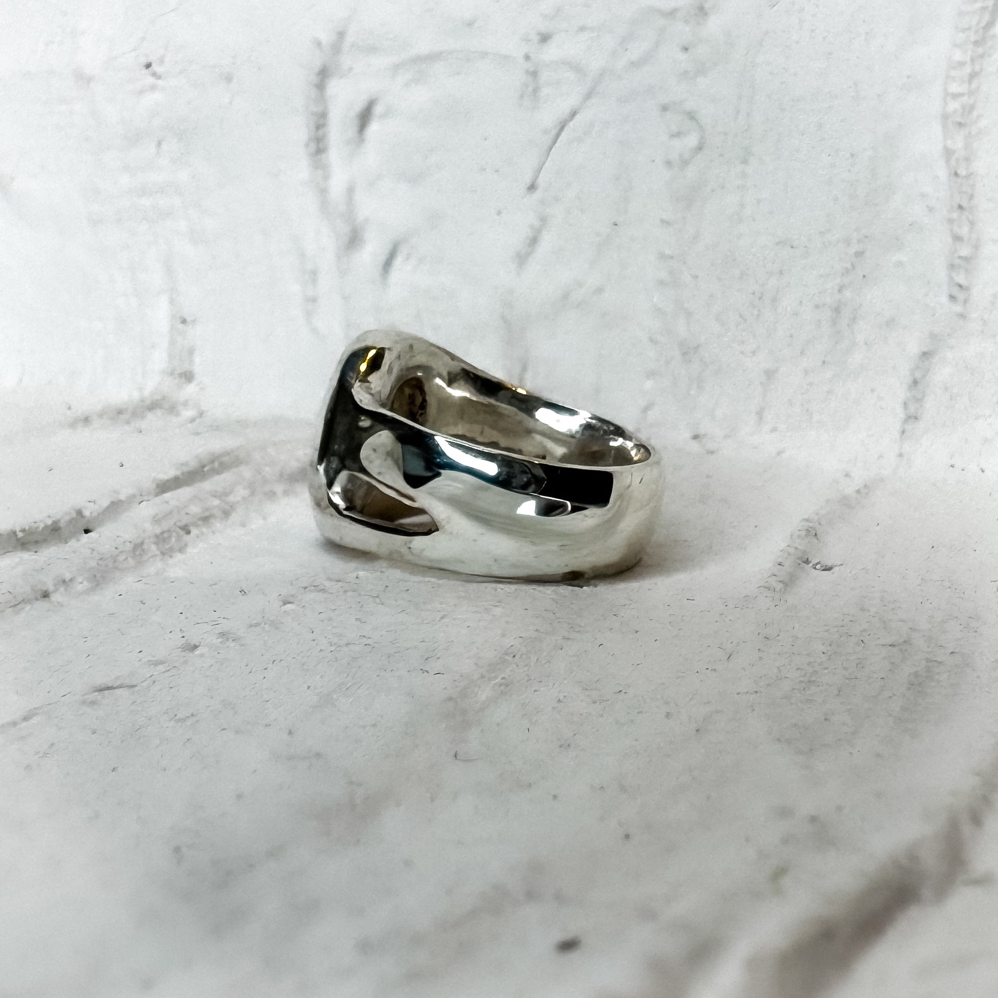 Free-Hand honeycomb Ring