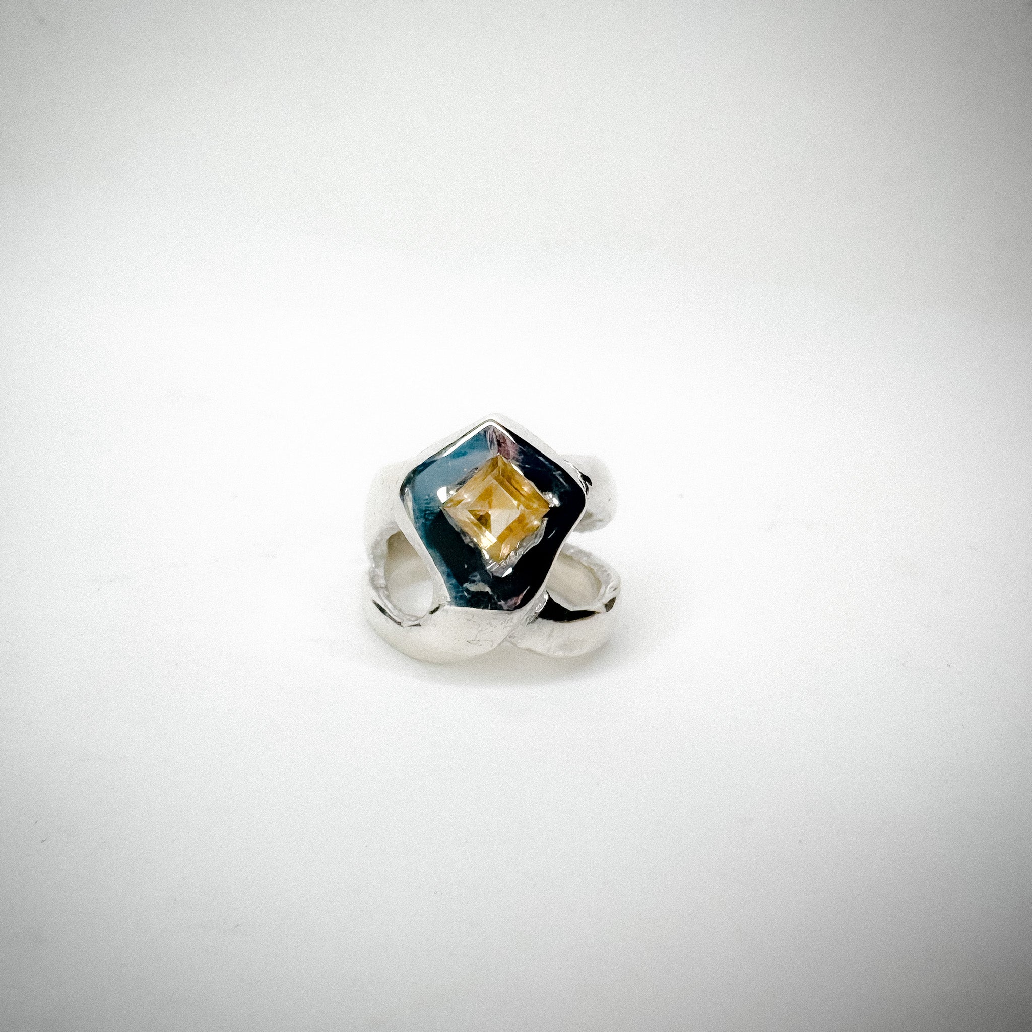 Free- Hand Tiles Diamond  Ring