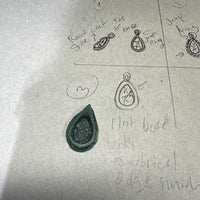 Rock base Pendent For A Couple