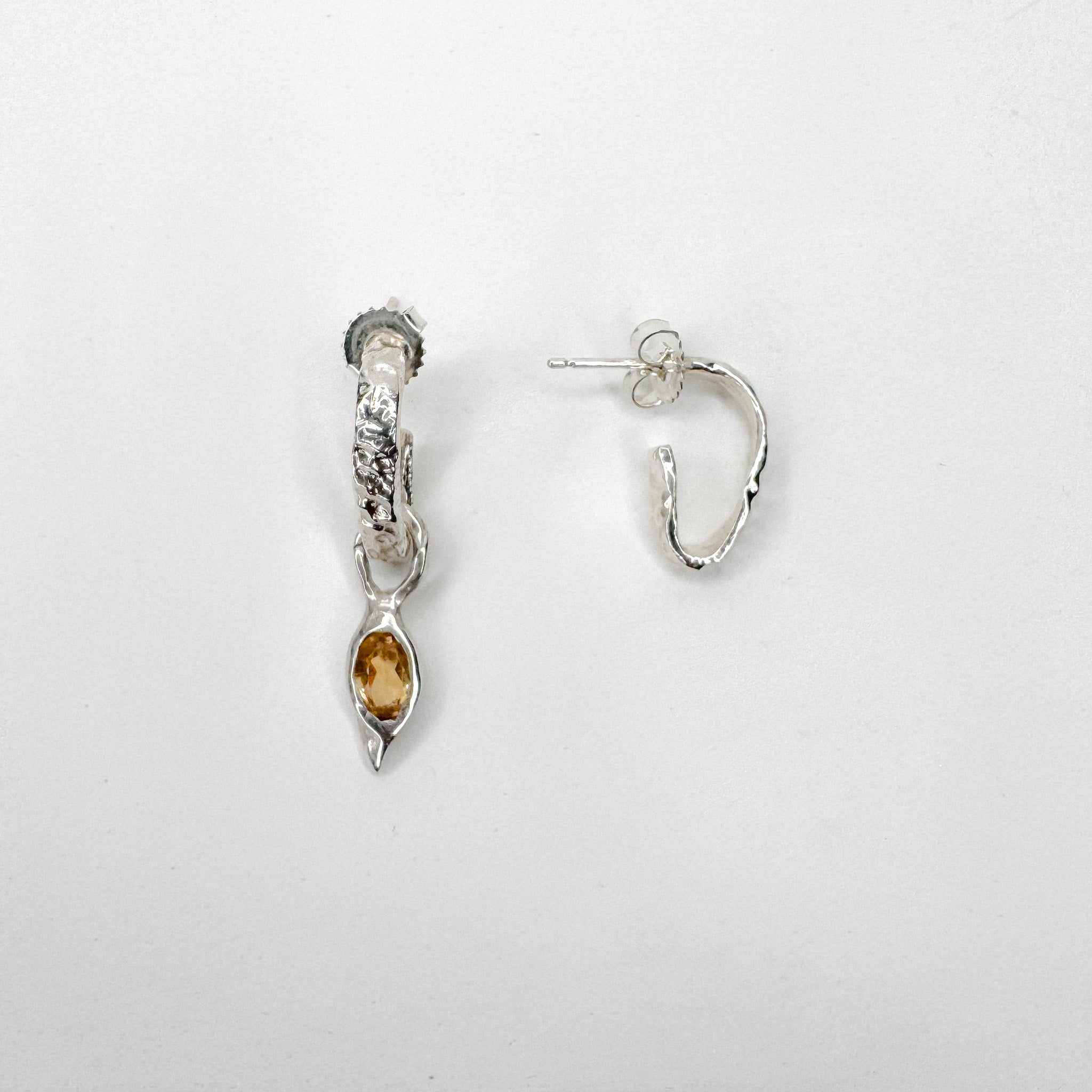 Tear Drop Charm Earrings Set