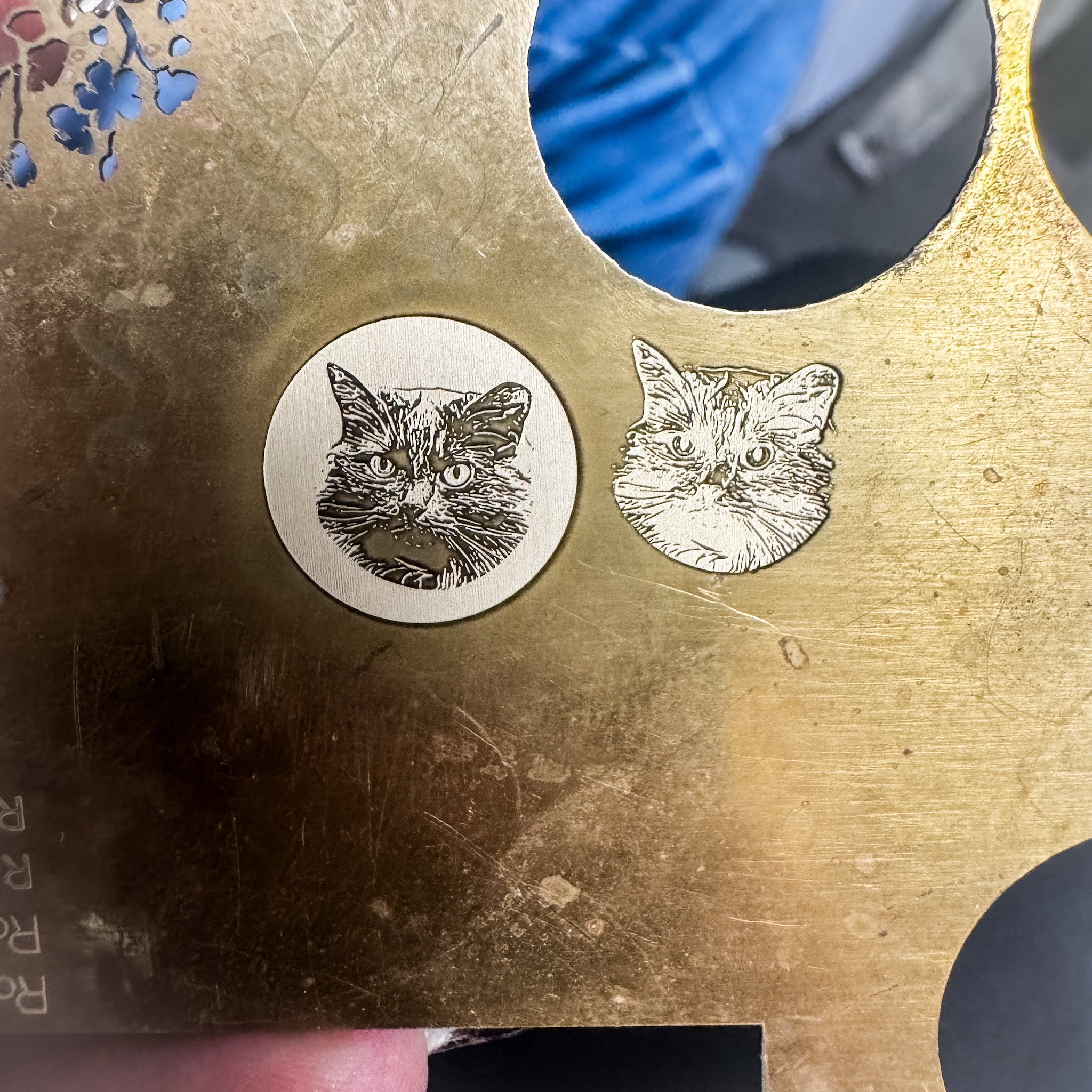 Custom Engraving Noble Ring & Ruby Gemstone