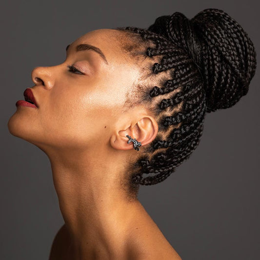 The Flower Mantis Bug Ear Cuff